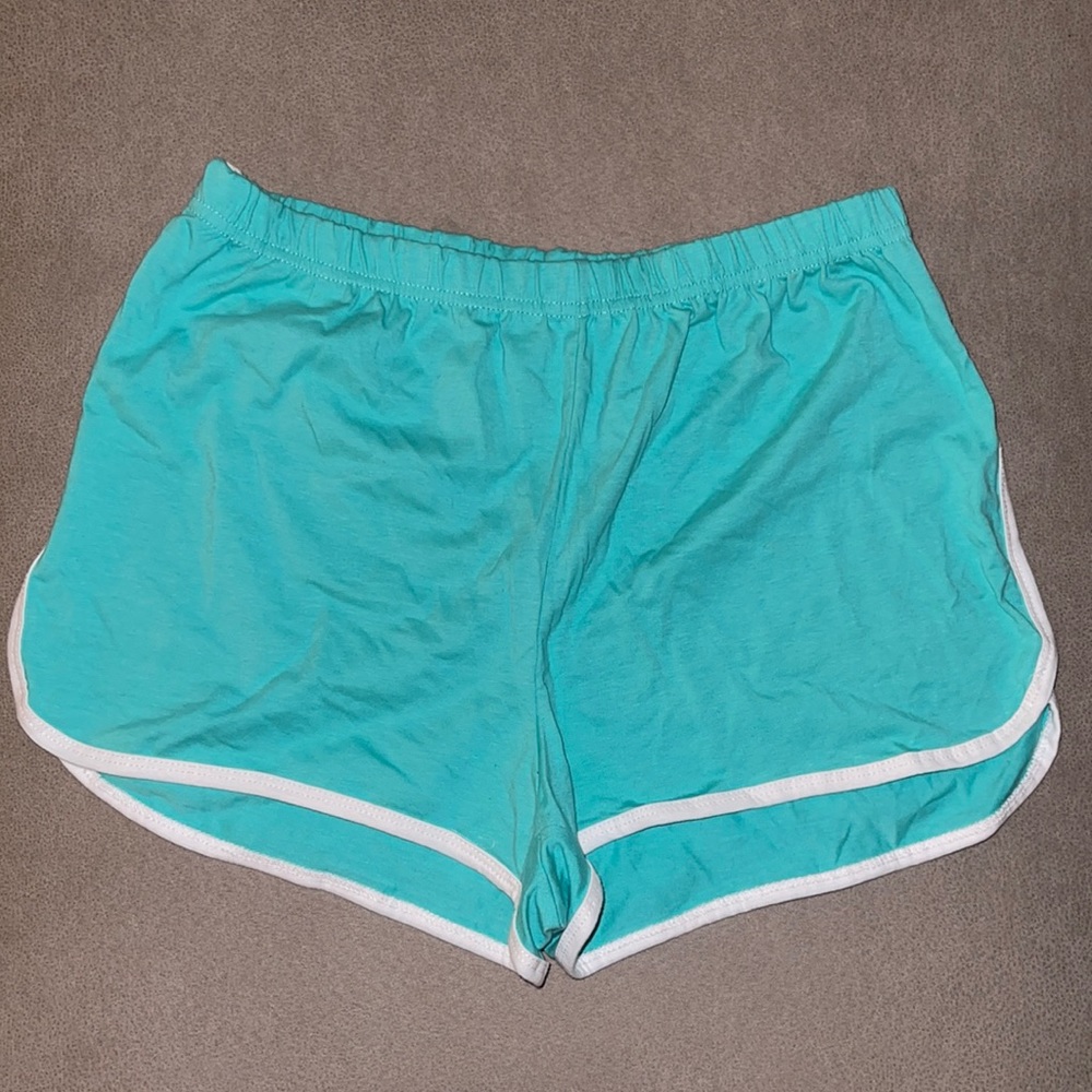 Sea Green Track Shorts
